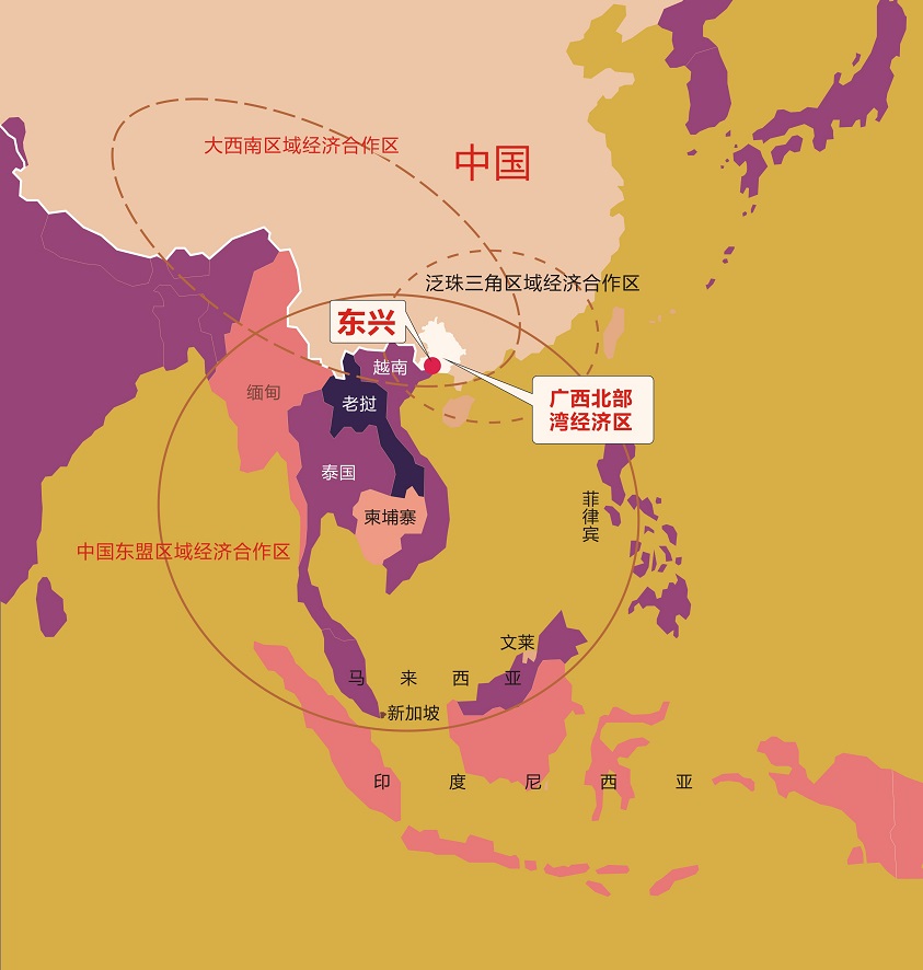 广西东兴边贸中心项目动态